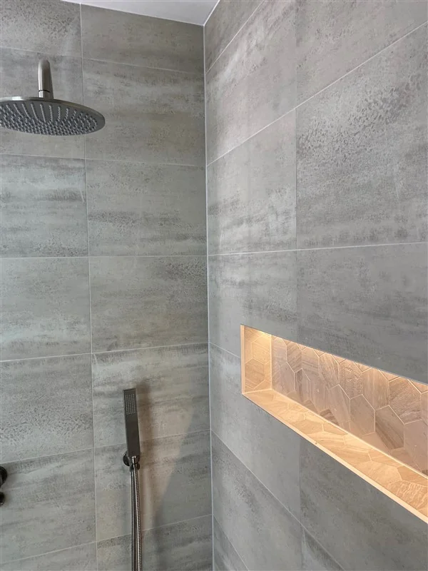 Bathroom lighting and power from a renovation